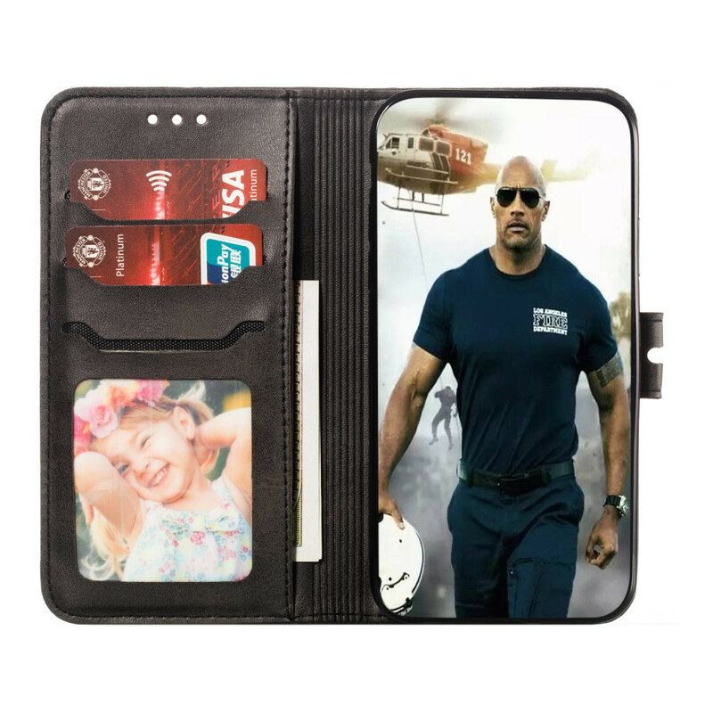 Folio-hoesje voor Samsung Galaxy A41 Kunstleer Katje
