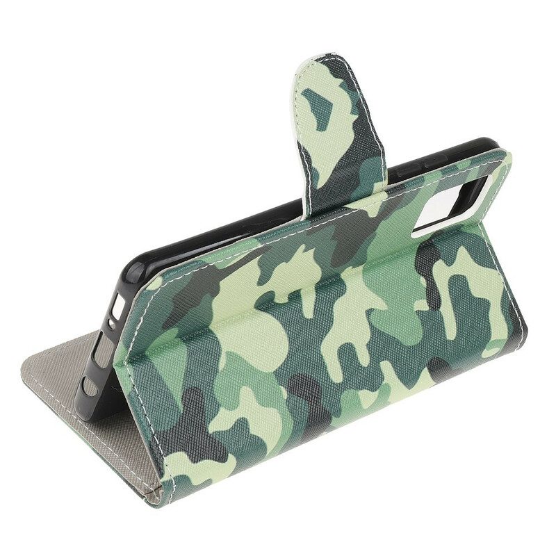 Folio-hoesje voor Samsung Galaxy A41 Militaire Camouflage