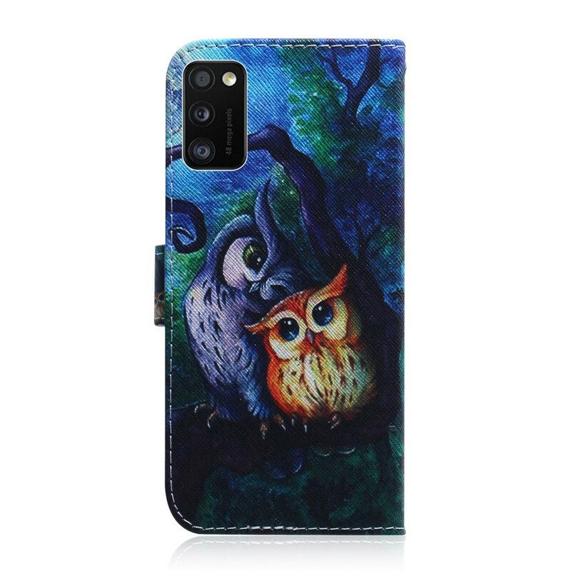 Folio-hoesje voor Samsung Galaxy A41 Schilderij Van Uilen