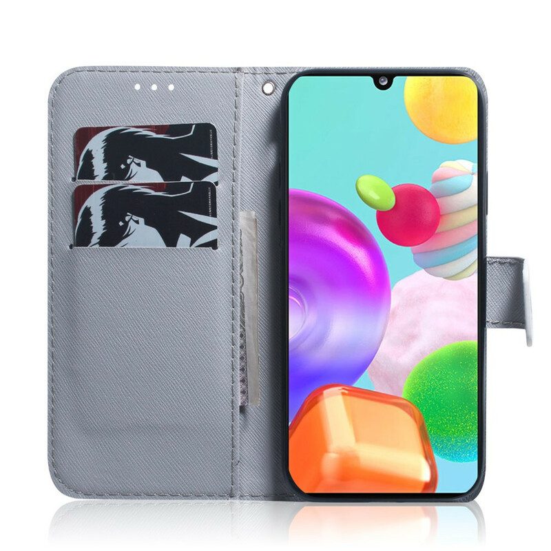 Folio-hoesje voor Samsung Galaxy A41 Schilderij Van Uilen