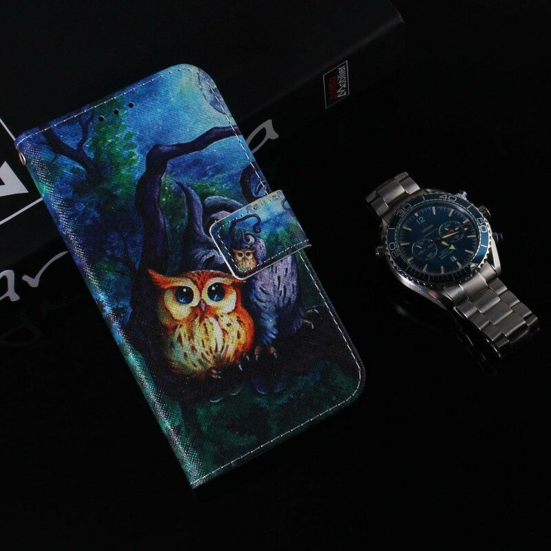 Folio-hoesje voor Samsung Galaxy A41 Schilderij Van Uilen