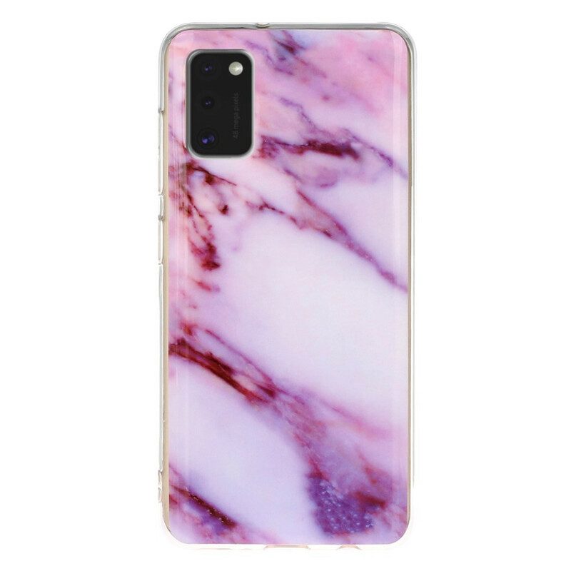 Hoesje voor Samsung Galaxy A41 Vereenvoudigd Marmer