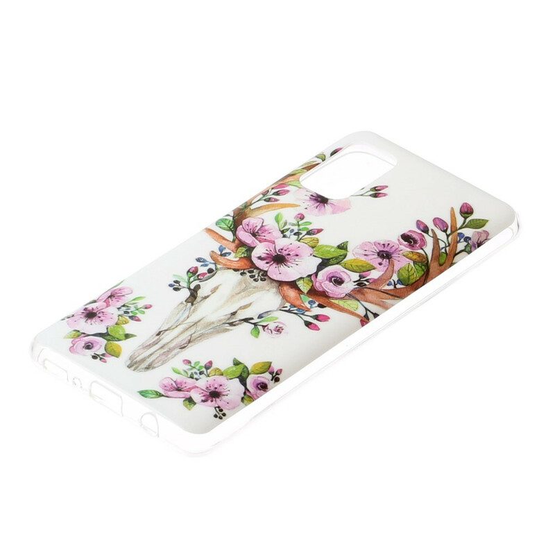 Telefoonhoesje voor Samsung Galaxy A41 Fluorescerende Bloemenelanden