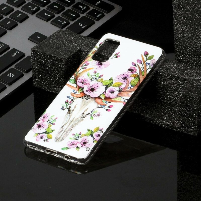 Telefoonhoesje voor Samsung Galaxy A41 Fluorescerende Bloemenelanden