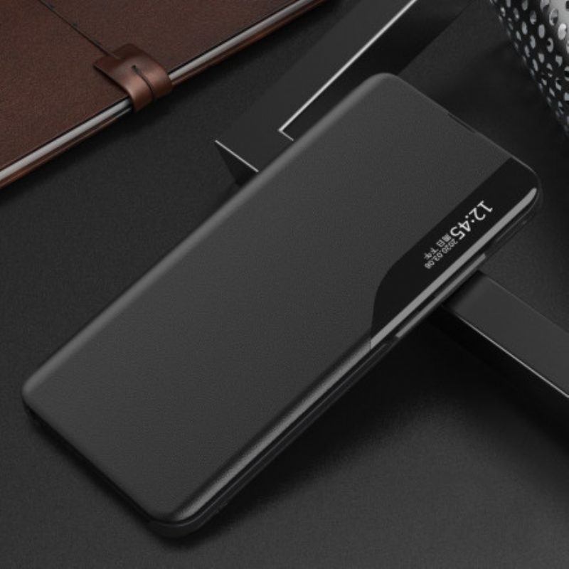 Bescherming Hoesje voor Samsung Galaxy S21 5G Getextureerd Kunstleer