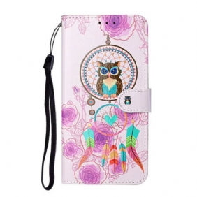 Folio-hoesje voor Samsung Galaxy S21 5G Koning Uil