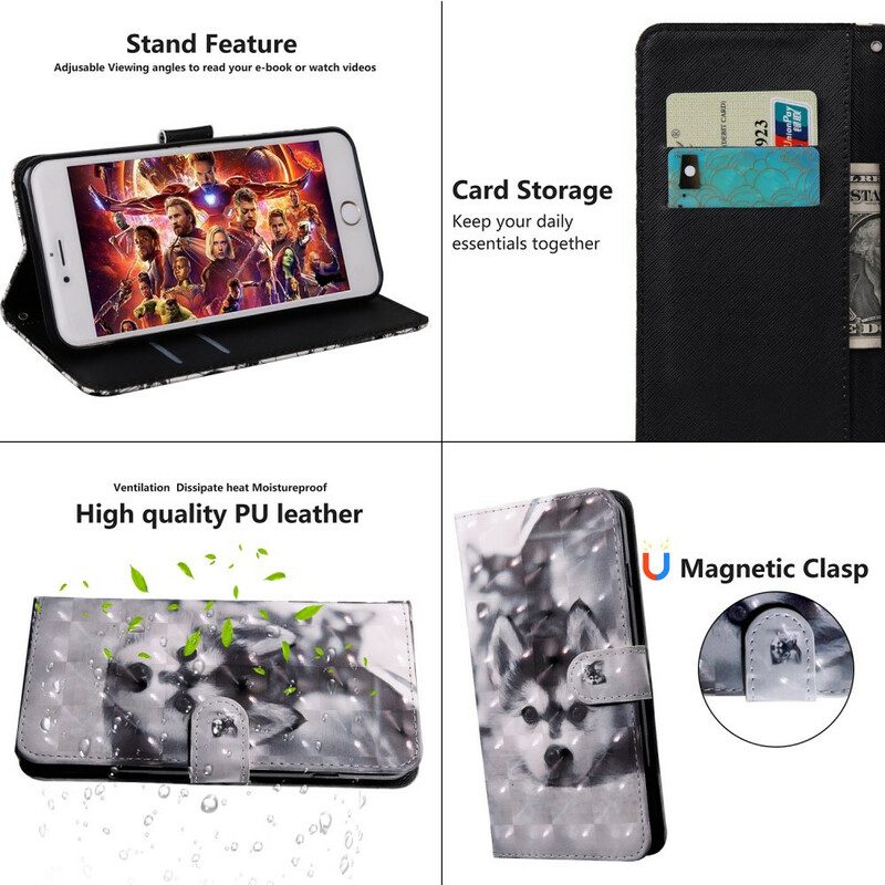 Leren Hoesje voor Samsung Galaxy S21 5G Gustaaf De Hond