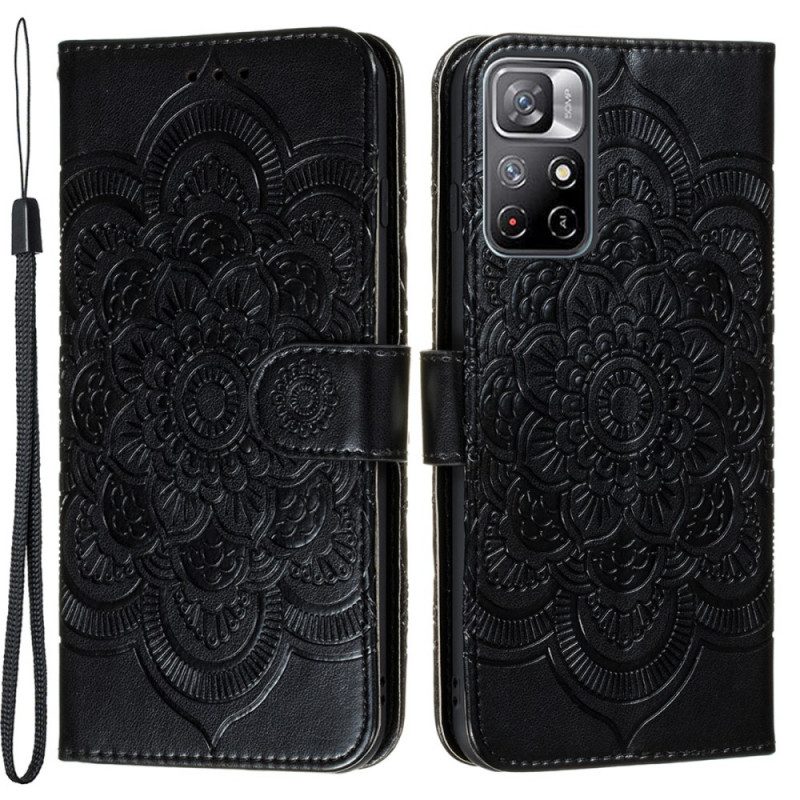 Folio-hoesje voor Poco M4 Pro 5G Volledige Mandala