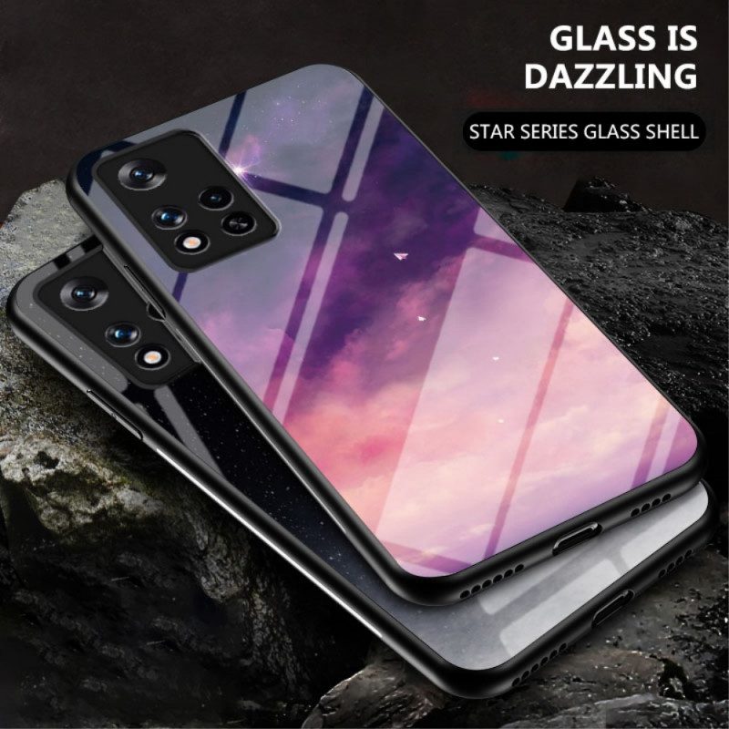 Hoesje voor Poco M4 Pro 5G Schoonheid Gehard Glas