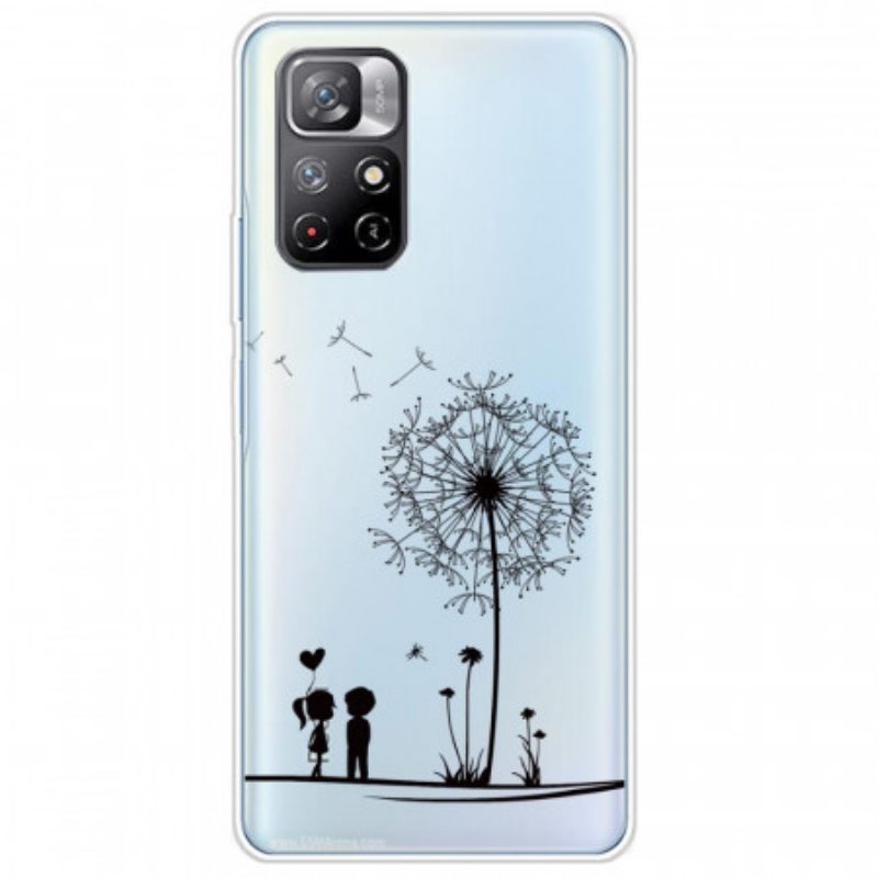 Telefoonhoesje voor Poco M4 Pro 5G Paardebloem Liefde