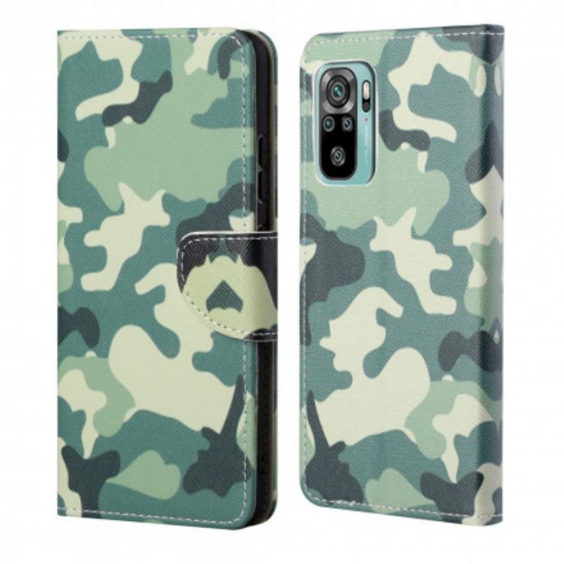Folio-hoesje voor Xiaomi Redmi 10 Camouflage