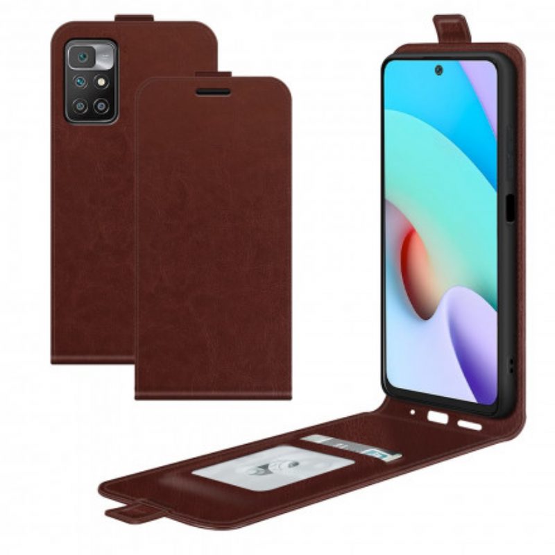 Folio-hoesje voor Xiaomi Redmi 10 Flip Case Verticale Flap Leer Effect