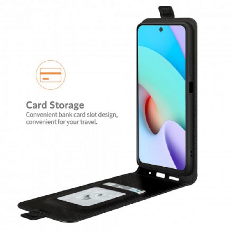 Folio-hoesje voor Xiaomi Redmi 10 Flip Case Verticale Flap Leer Effect