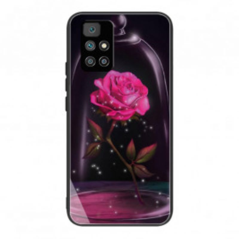 Hoesje voor Xiaomi Redmi 10 Magisch Roze Gehard Glas