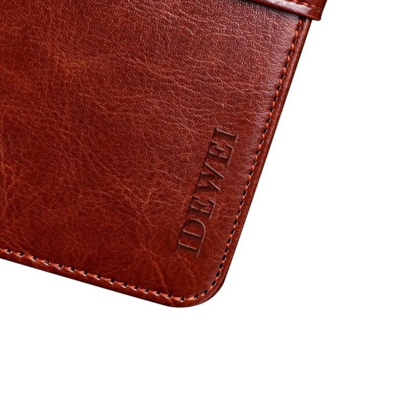 Folio-hoesje voor Honor Magic 4 Pro Idewei Lederen Stijl