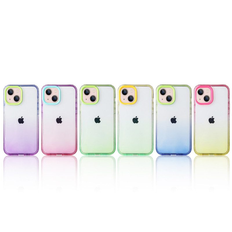 Hoesje voor iPhone 14 Overgangskleur