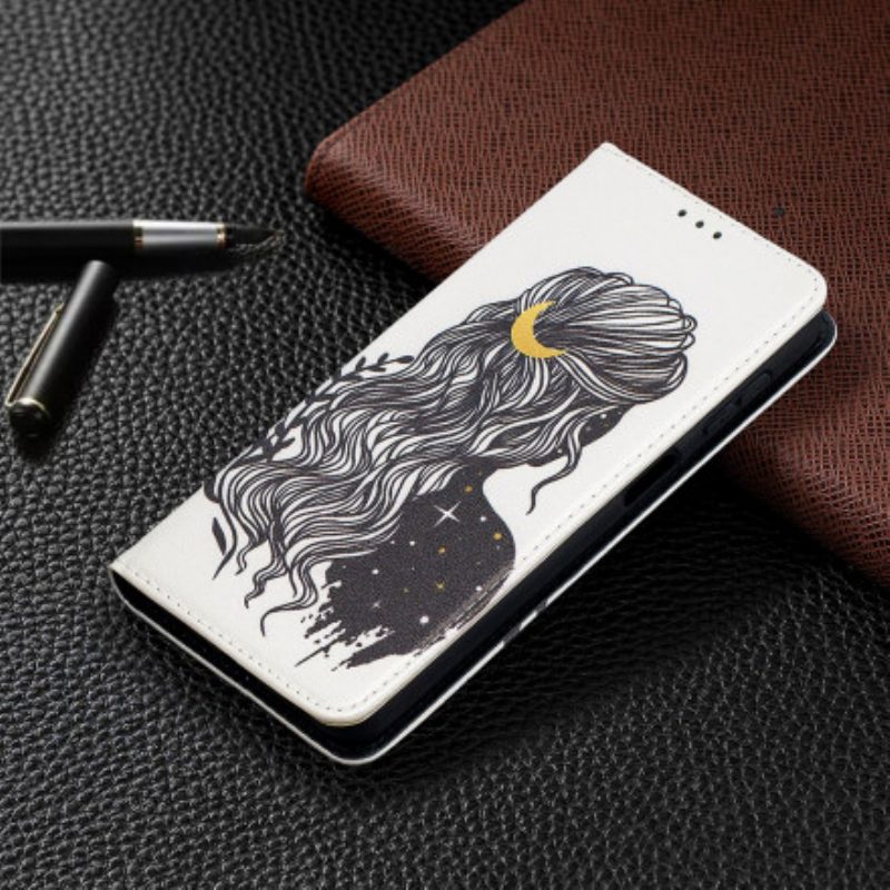 Bescherming Hoesje voor Samsung Galaxy A32 5G Folio-hoesje Mooi Haar