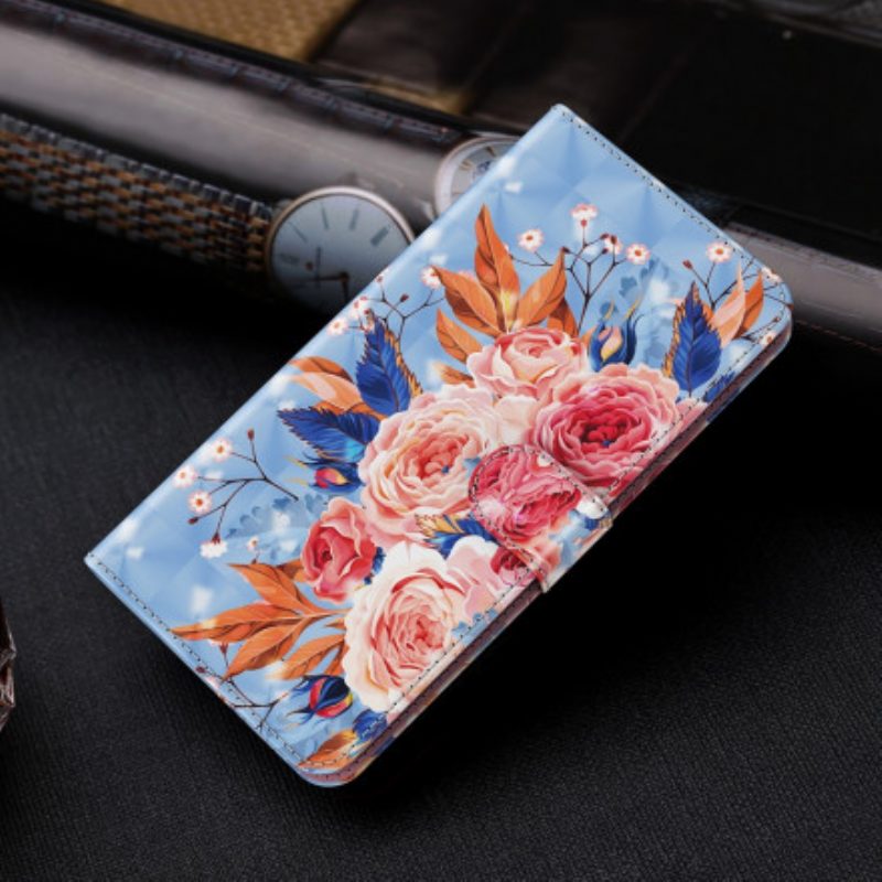 Folio-hoesje voor Samsung Galaxy A32 5G Romantische Lichtspot Met Lanyard