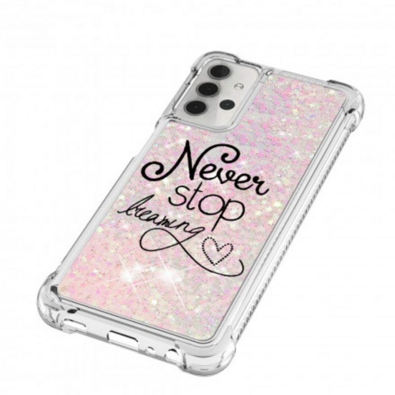 Hoesje voor Samsung Galaxy A32 5G Glitter Boom