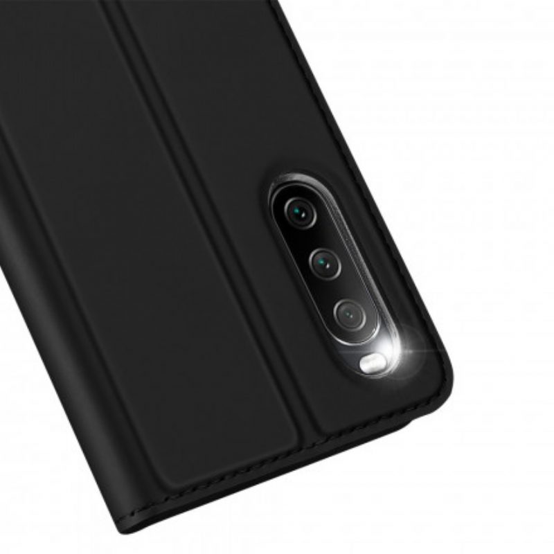 Bescherming Hoesje voor Sony Xperia 5 III Folio-hoesje Skinpro Dux Ducis