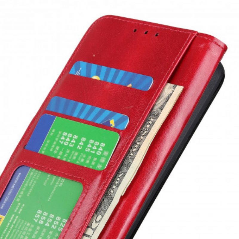 Folio-hoesje voor Sony Xperia 5 III Finesse Van Kunstleer