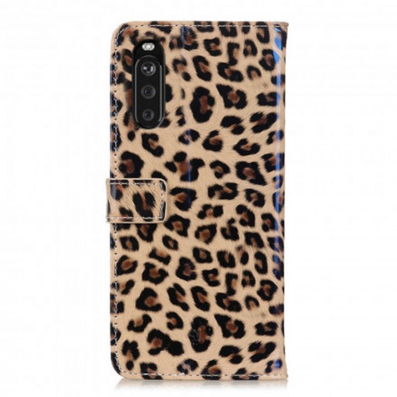 Folio-hoesje voor Sony Xperia 5 III Luipaard