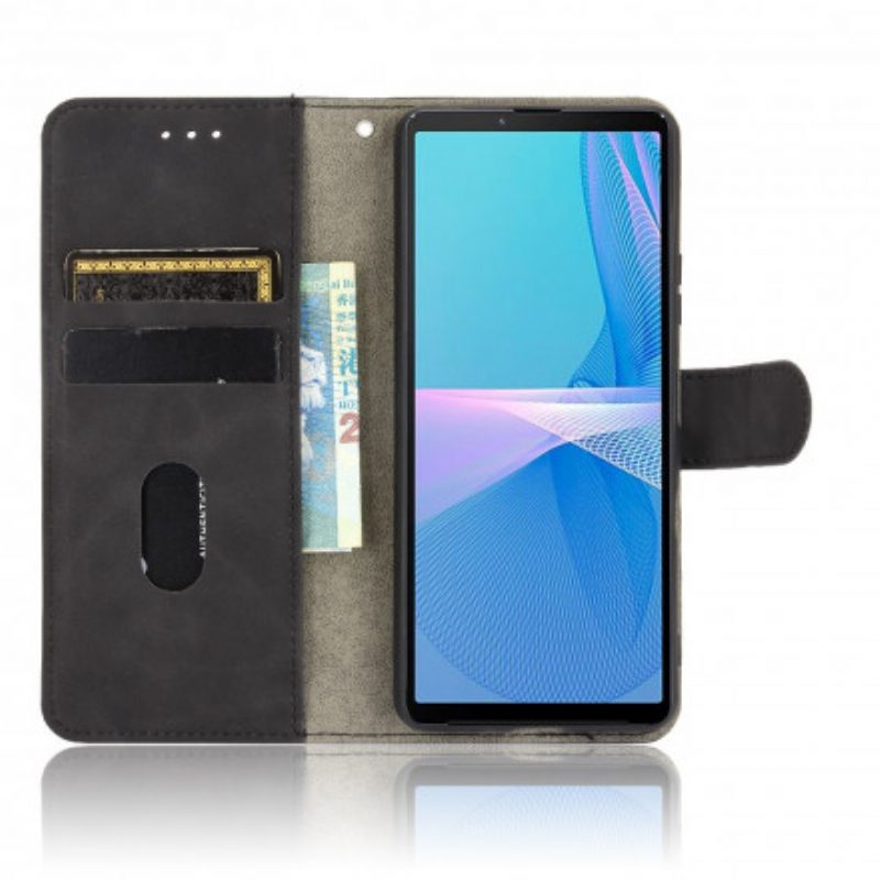 Leren Hoesje voor Sony Xperia 5 III Aanraking Van De Huid