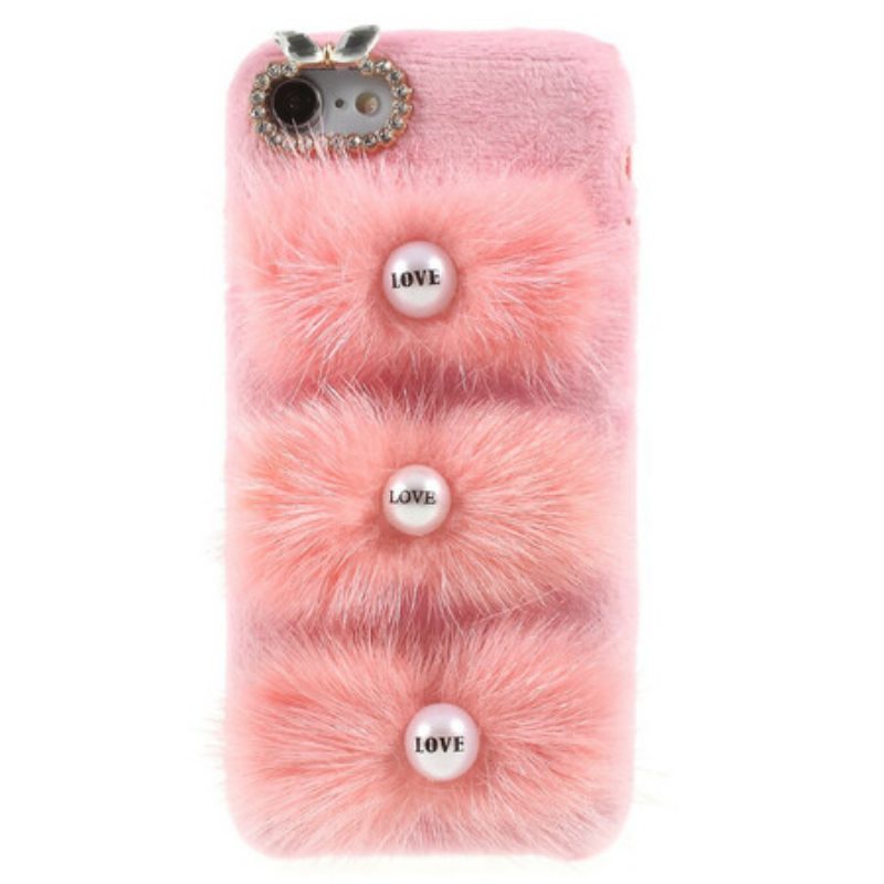 Telefoonhoesje voor iPhone SE 3 / SE 2 / 8 / 7 Houd Van Bont