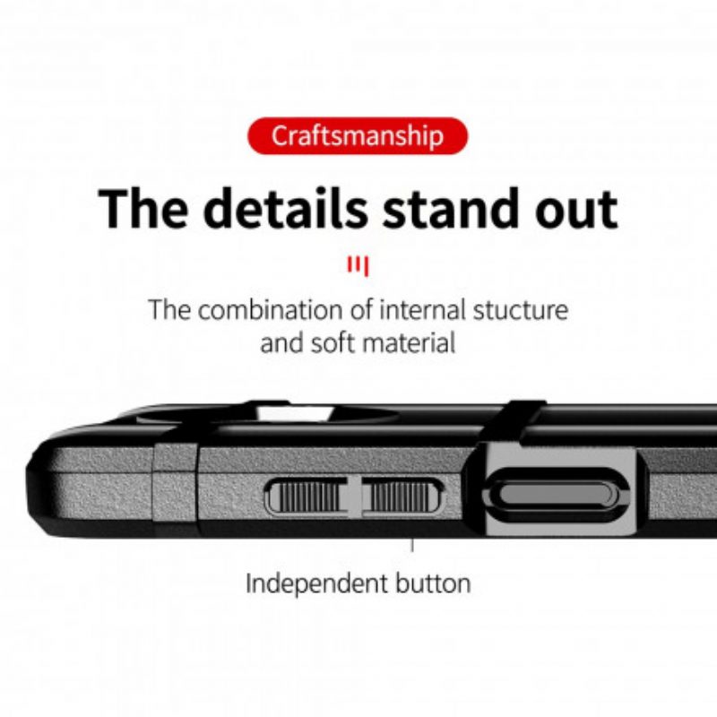 Hoesje voor Xiaomi Redmi Note 9 5G Robuust Schild
