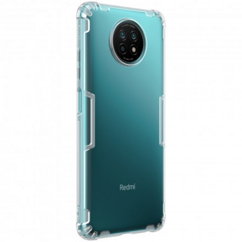 Hoesje voor Xiaomi Redmi Note 9 5G Versterkte Transparante Nillkin