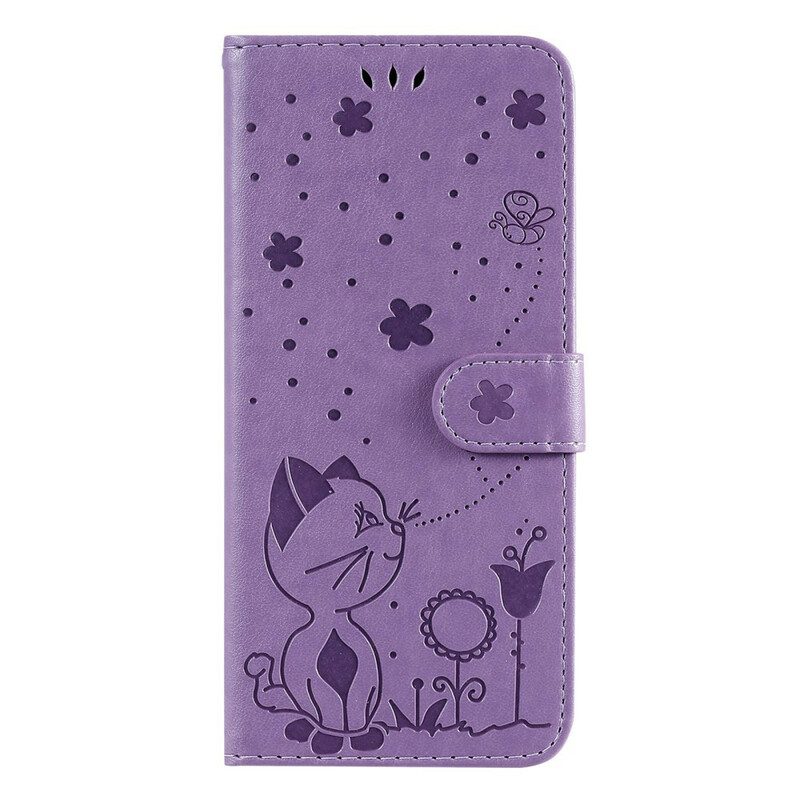 Folio-hoesje voor Xiaomi Redmi Note 10 5G Anneke Kat