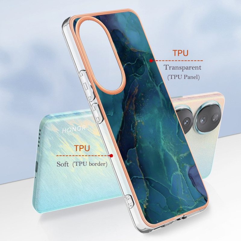 Hoesje voor Honor 90 Gekleurd Marmer