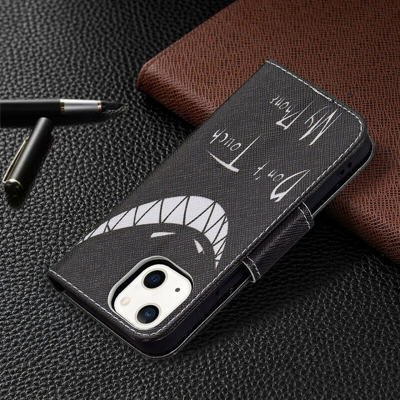 Folio-hoesje voor iPhone 13 Mini Duivels Telefoon