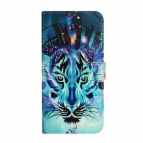 Folio-hoesje voor iPhone 13 Mini Ijs Tijger