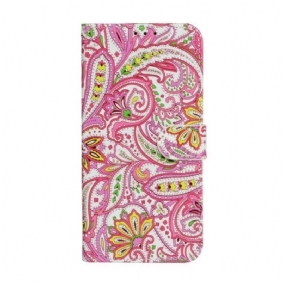 Folio-hoesje voor iPhone 13 Mini Kleurrijke Barok