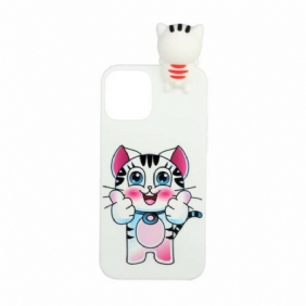 Hoesje voor iPhone 13 Mini 3d Kattenplezier