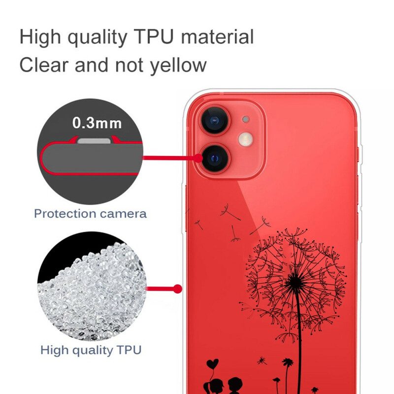 Hoesje voor iPhone 13 Mini Paardebloem Liefde