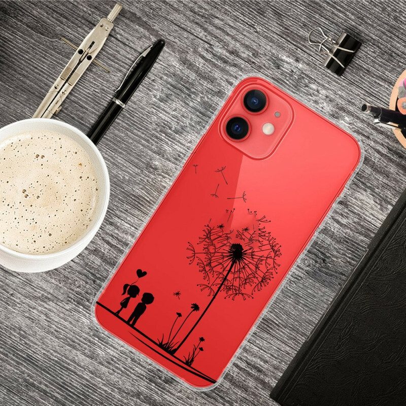 Hoesje voor iPhone 13 Mini Paardebloem Liefde