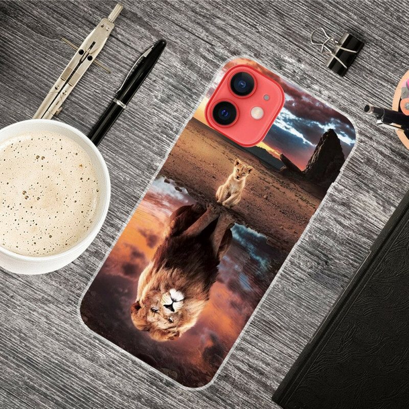 Hoesje voor iPhone 13 Mini Welpen Droom