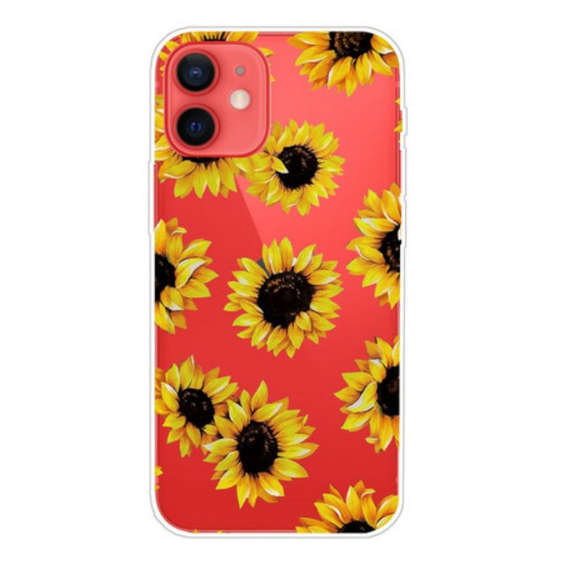 Hoesje voor iPhone 13 Mini Zonnebloemen