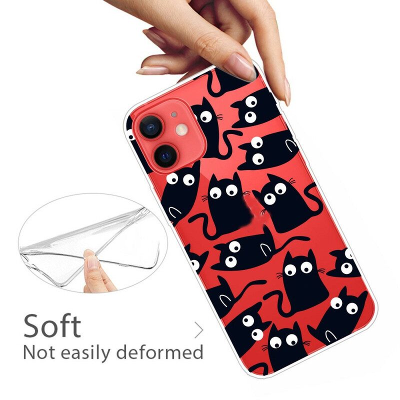 Telefoonhoesje voor iPhone 13 Mini Zwarte Muizen