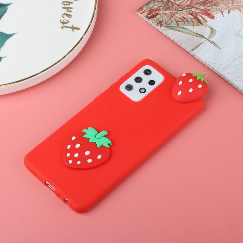 Hoesje voor Samsung Galaxy A33 5G De 3d Aardbei
