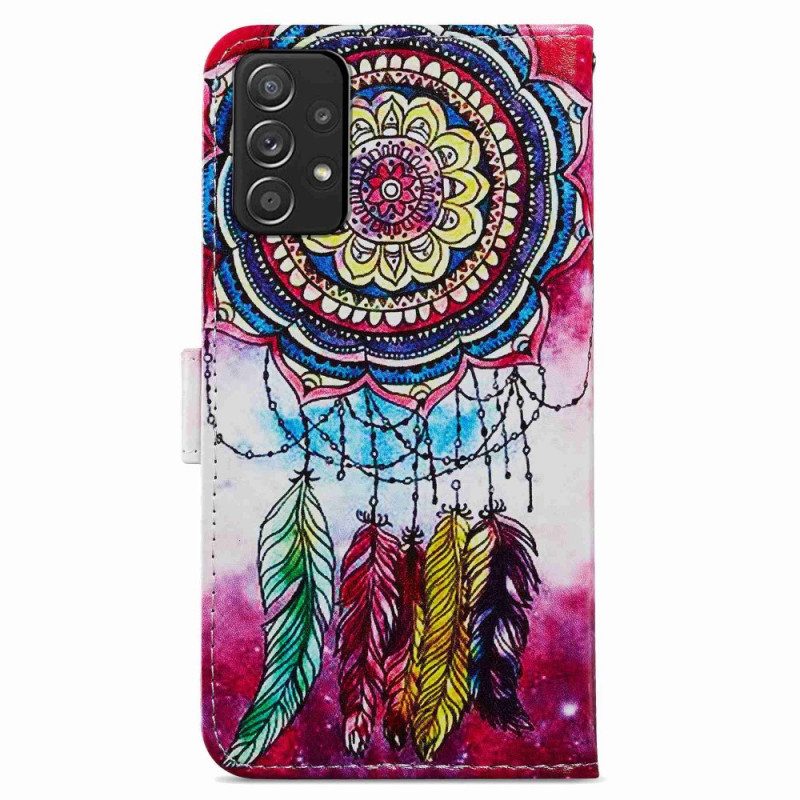 Leren Hoesje voor Samsung Galaxy A33 5G Artistieke Dromenvanger