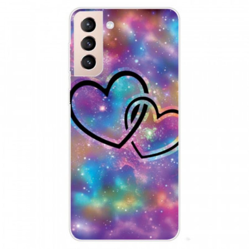 Hoesje voor Samsung Galaxy S22 5G Geketende Harten