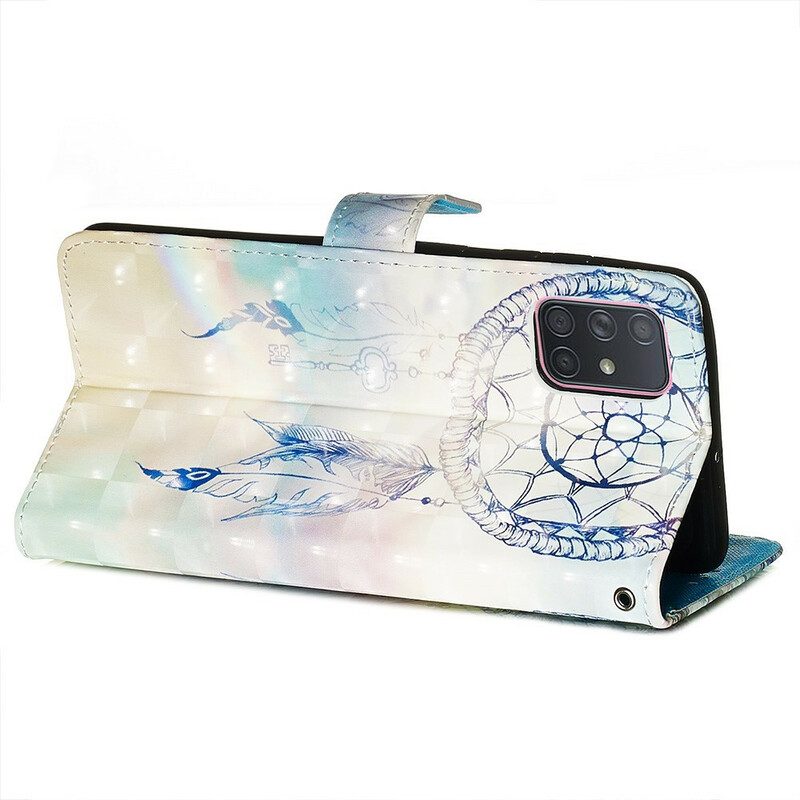 Folio-hoesje voor Samsung Galaxy A71 Aquarel Dromenvanger