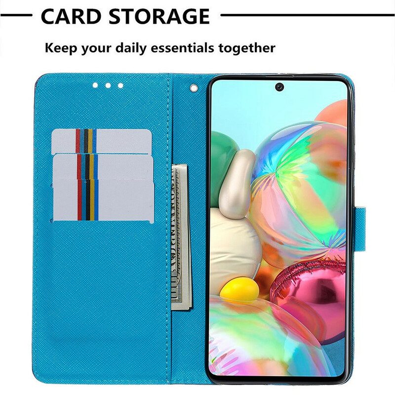 Folio-hoesje voor Samsung Galaxy A71 Aquarel Dromenvanger