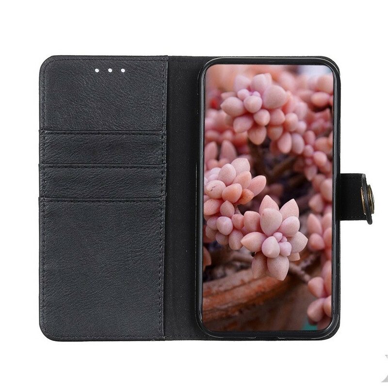 Folio-hoesje voor Samsung Galaxy A71 Imitatieleer Khazneh