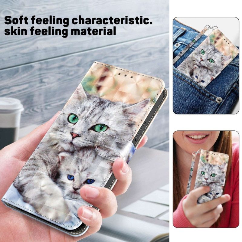 Folio-hoesje voor Sony Xperia 1 IV Katten Familie