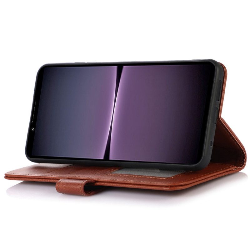 Folio-hoesje voor Sony Xperia 1 IV Stijl Leer