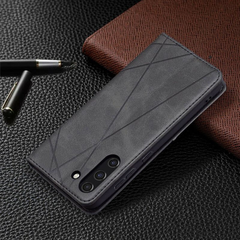 Bescherming Hoesje voor Samsung Galaxy S21 FE Folio-hoesje Artistieke Stijl